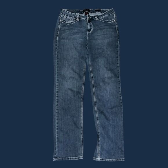Earl Jeans Straight Leg  Embellished Jeans Size 12 32x31 # - Picture 1 of 7